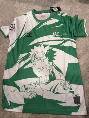 Hummel real betis Naruto shippuden jersey slim fit kit